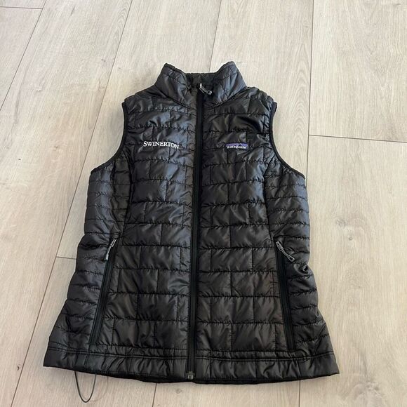 Patagonia womens black vest size s - Picture 1 of 8